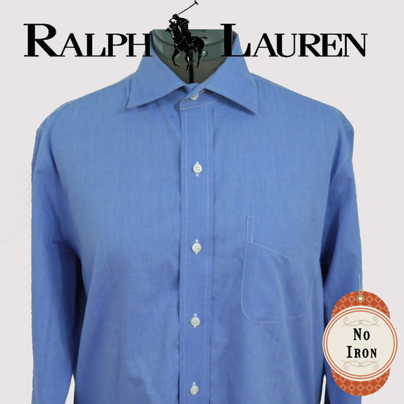 Ralph Lauren Button Down, Slim Fit, No Iron! - Picture 1 of 7